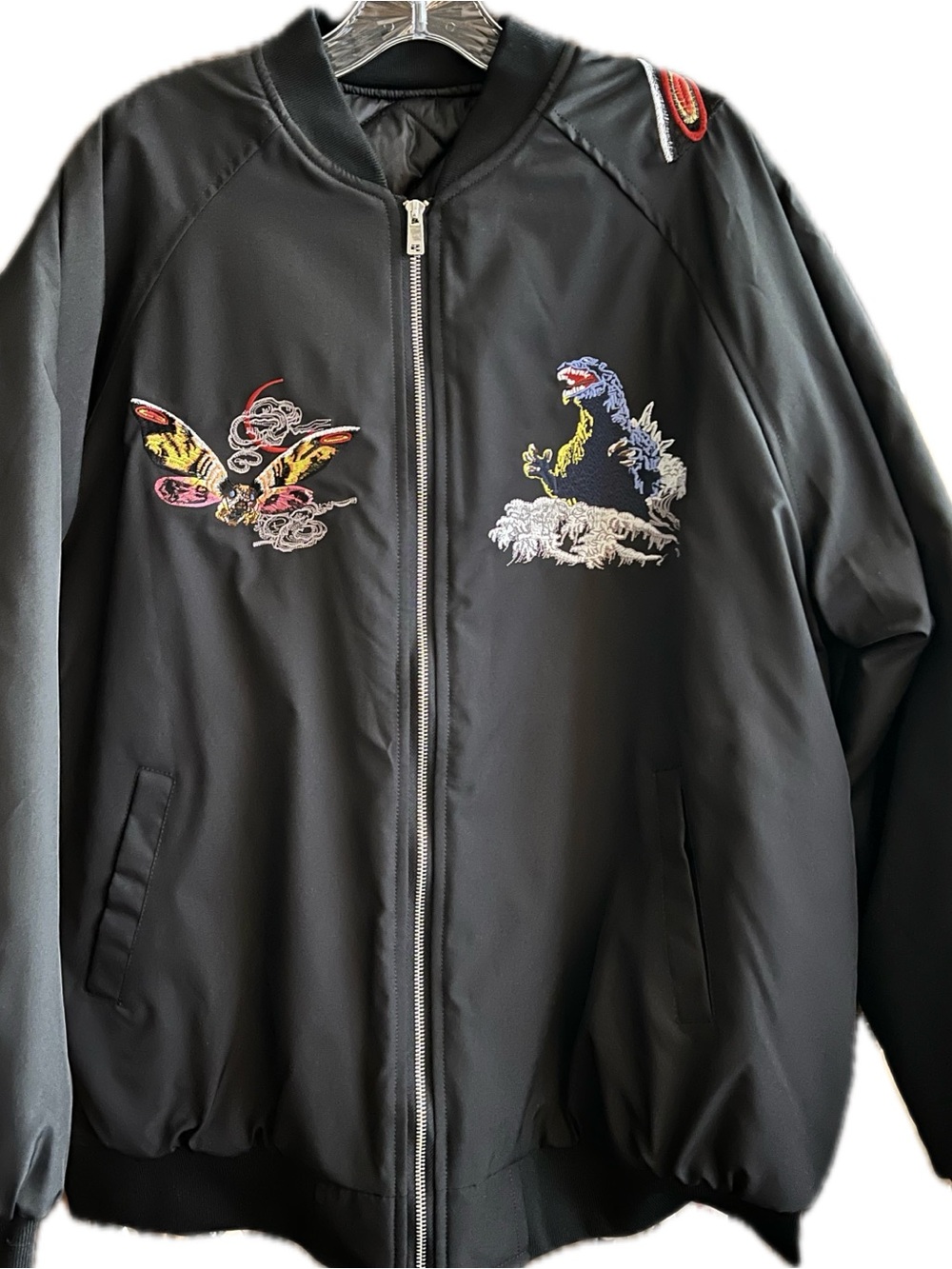 Godzilla & Mothra
Embroidered Quilted Sukajan Bomber Jacket - Picture 3 of 9